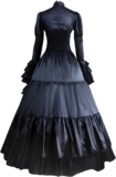 Lmdudan Women Victorian Dress Gothic Ball Gown Costumes Halloween Party Cosplay Costume Renaissance Medieval Princess Dresses