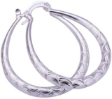Lucare Women’s 925 Sterling Silver U Shape Hollow Hoop Dangle Earrings Jewelry Gift 1