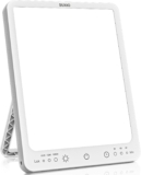 Suxio Happy Lamp – 10000 Lux Light Therapy Box, 3 Timing Modes, Touch Control with Memory Function, Portable Mood Lift for Home/Office