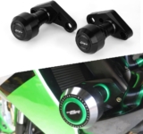 MotorCycle Frame Sliders Fit For Ka.wasaki Ninja ZX6R 2024 2025 | zx6r falling Protection ninja zx 6r Anti Collision ninja zx6r Accessories NINJA zx6r Frame Sliders Accessory BK