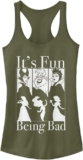 Disney Women’s It’s Fun Being Bad Ideal Racerback Graphic Tank Top