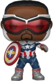 Funko Pop! Marvel: Year of The Shield – Captain America (Sam Wilson) with Shield, Amazon Exclusive