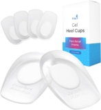 Heel Cushions for Heel Pain Relief (4 Pack) – Heel Spur Relief Products Heel Pads Heel Inserts Women Gel Heel Cups Heel Pain Men Heel Cups Plantar Fasciitis, Heel Supports Heel Pain Shoe