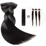 TRIIPPY Raw Cambodian Human Hair Bundles,Sliky Straight Bundles,Triple Lifespan Than Regular Virgin Hair,The Same Quality As Boutique Stores,No.1 Raw Hair Brand On Amazon(3 Bundles,18 18 18 Inches)