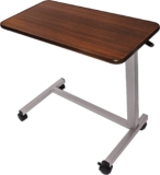 FSA/HSA Eligible, Vaunn Adjustable Overbed Bedside Table With Wheels (Hospital and Home Use)