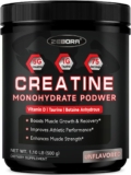 ZEBORA Micronized Creatine Monohydrate Powder, Creatine Monohydrate for Women-Men, Helps Muscle Recovery, Enhances Muscle Size & Strength with 5G Creatine and 1G Taurine, 75 Servings