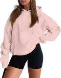 Women’S Casual Oversized Hoodie Soft Fleece Pullover Sweatshirt With Drawstring Perfect