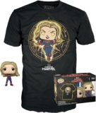 Funko Pop! Pop and Tee: Marvel – Captain Marvel M