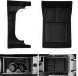 YEE PIN for 2024 2025 Hyundai Kona Center Console Organizer for Hyundai Kona Limited/N Line/SEL/SE Middle Console Armrest Insert Tray Storage (Only for Gas Version, Electronic Transmission) 2 Pack