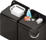 SEIRI 2pcs Washer and Dryer Covers for The Top, 26″ x 18″ Silicone Dryer Top Protector Mat Non-Slip Waterproof Washing Machine Cover Protector Top Load for Laundry & Kitchen (Dark Gray)