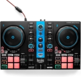 Hercules DJControl Inpulse 200 MK2 Arctic Blue Edition – Ideal DJ Controller for Learning to Mix – Software and Tutorials Included