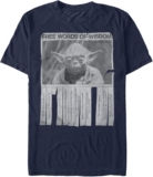 Star Wars Young Men’s Words of Wisdom T-Shirt