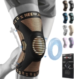 NEENCA Professional Knee Brace for Pain Relief, Medical Knee Support with Patella Pad & Side Stabilizers, Compression Knee Sleeve for Meniscus Tear, ACL, Joint Pain, Runner, Workout – FSA/HSA APPROVED