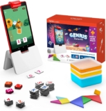 Osmo-Genius Starter Kit for Fire Tablet + Family Game Night-7 Educational Learning Games for Spelling,Math & more-Ages 6-10-STEM Toy Gifts- 6 7 8 9 10(Osmo Fire Tablet Base Included-Amazon Exclusive)