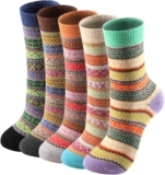 Clothirily Wool Socks – Wool Socks for Women, Womens Wool Socks, Warm Socks for Women Men, Thick Winter Socks Cozy Socks