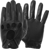 Pratt & Hart Silverstone Men’s Leather Driving Gloves (Unlined) Great for Bikers and Motorcycle Enthusiasts (Sheepskin)